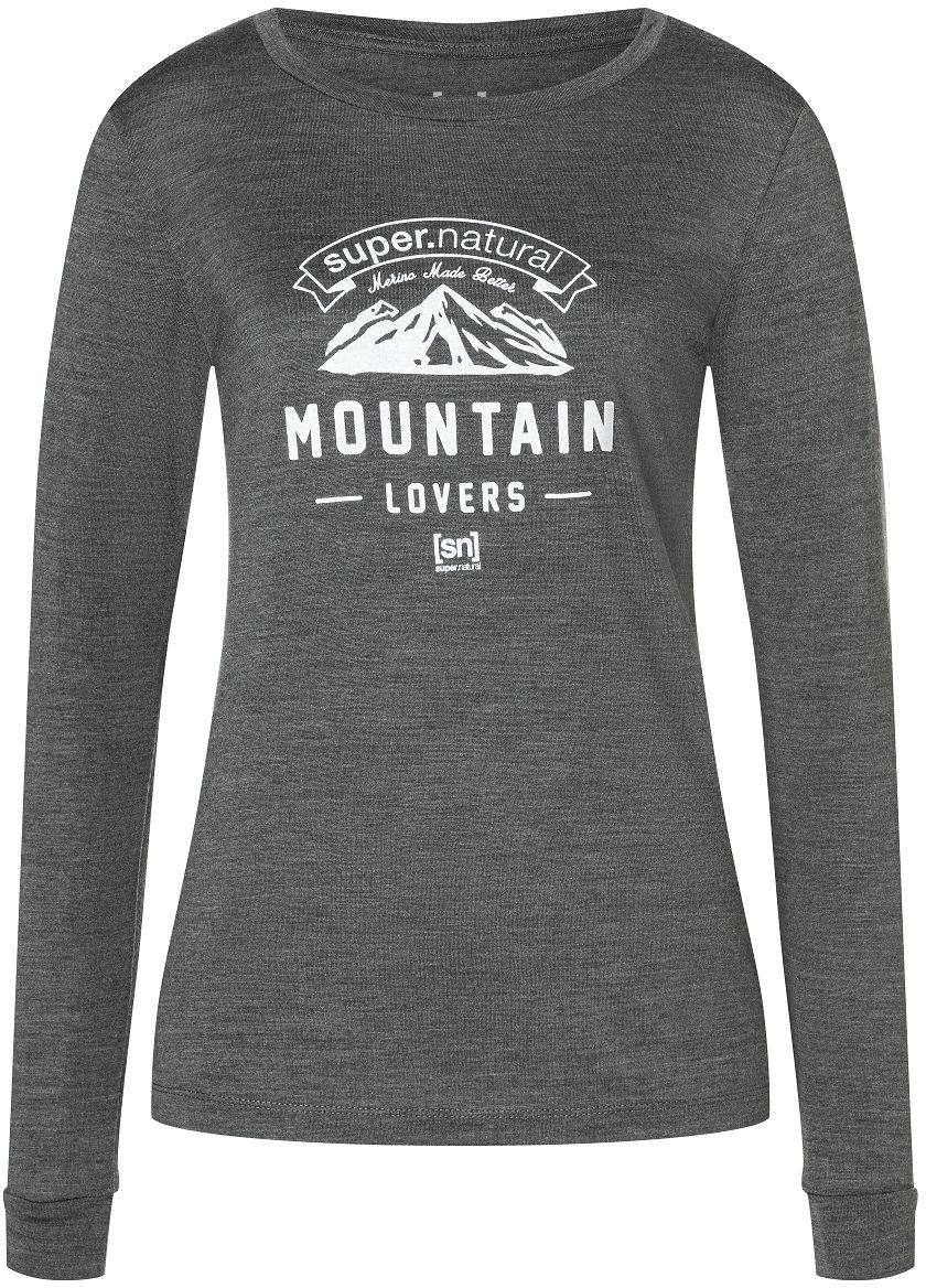 Women’s Mountain Love LS Grey / White XL