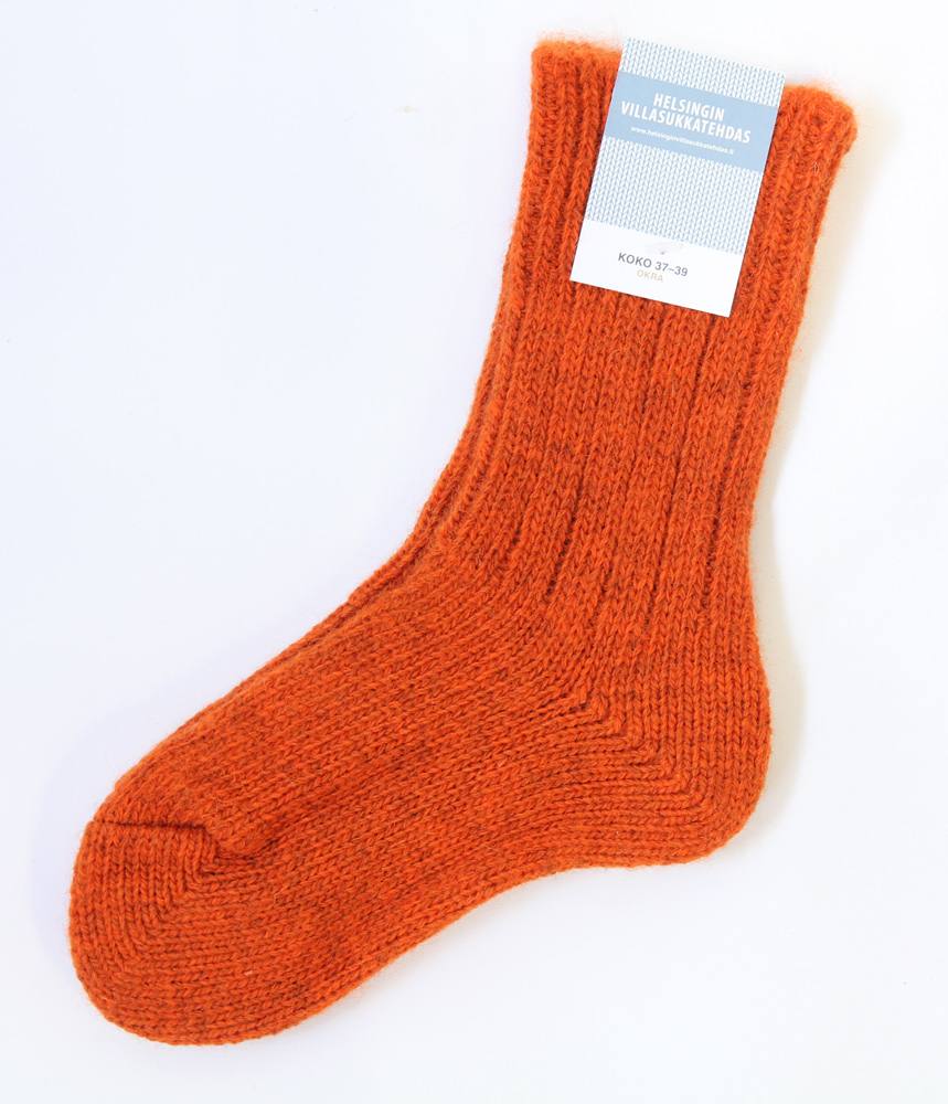 Helsingin Villasukkatehdas Wool socks Okra 40-42