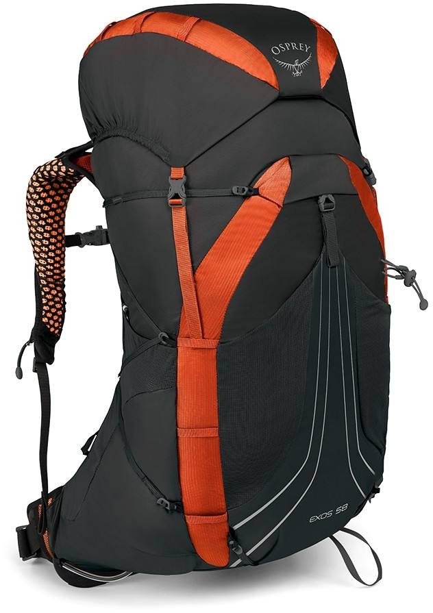 Osprey Exos 58 Black/Orange L