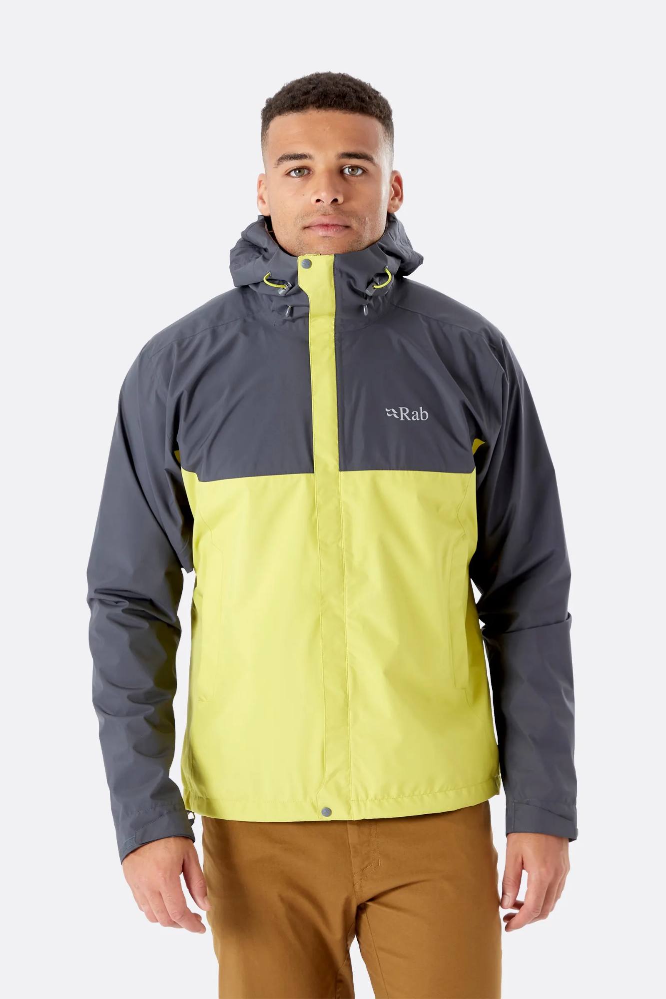 Downpour Eco Jacket Men Graphite / Zest L
