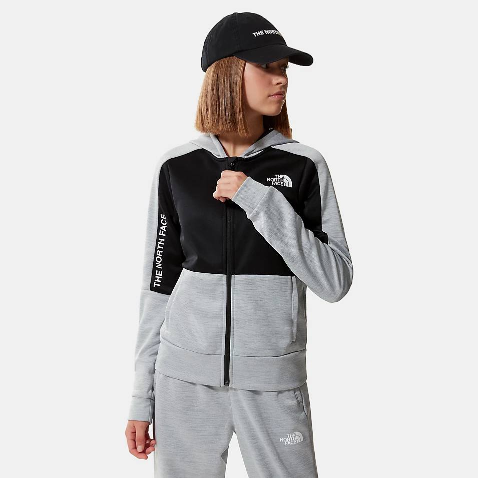 Women’s Mountain Athletics Full Zip Fleece Jacket Light grey M