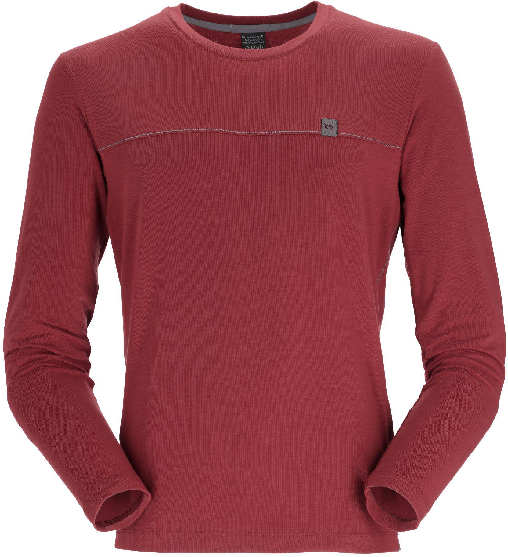 Men’s Lateral LS Tee Ox Red XL