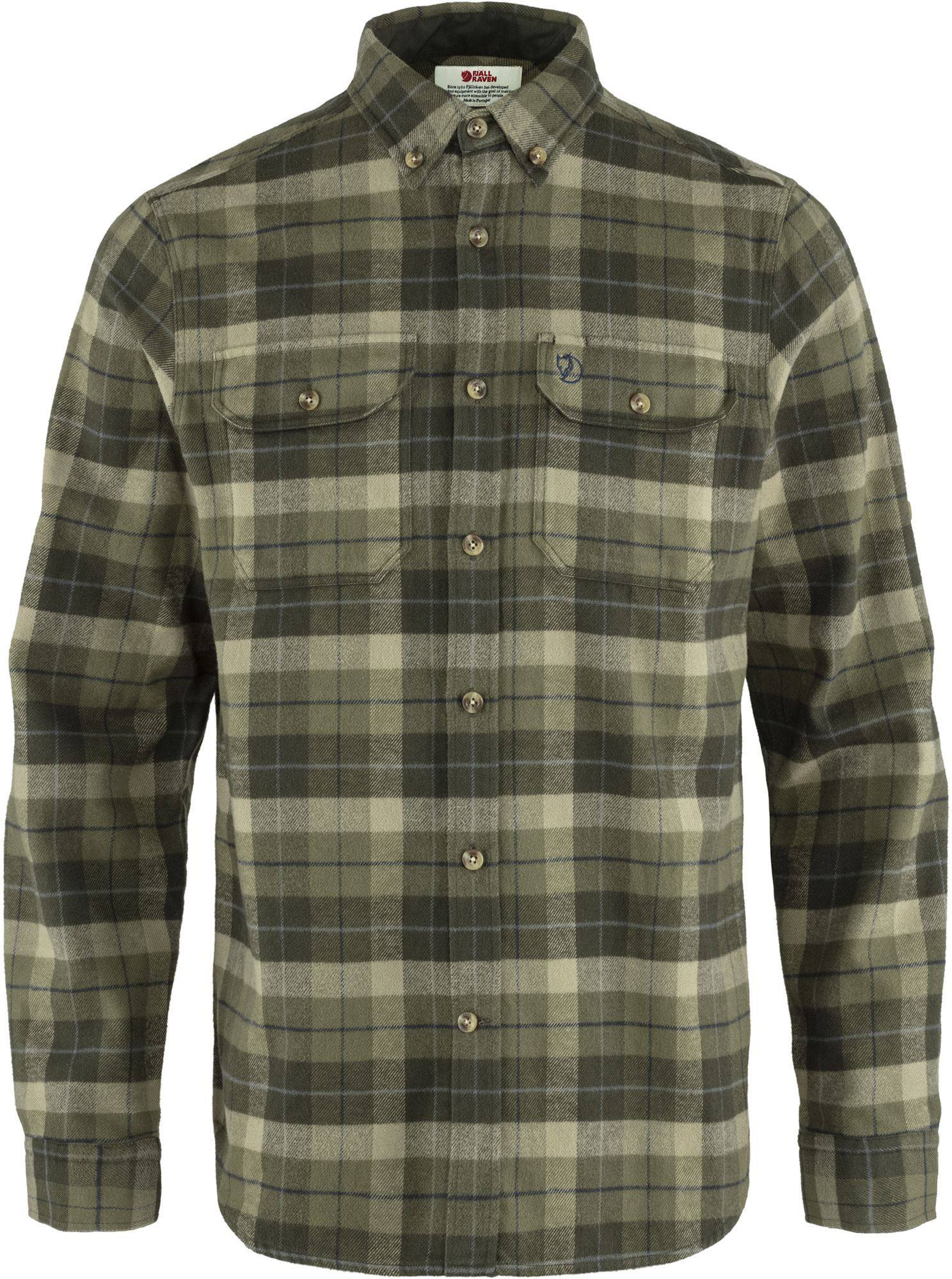 Singi Heavy Flannel Shirt Vihreä/Deep Forest XXL