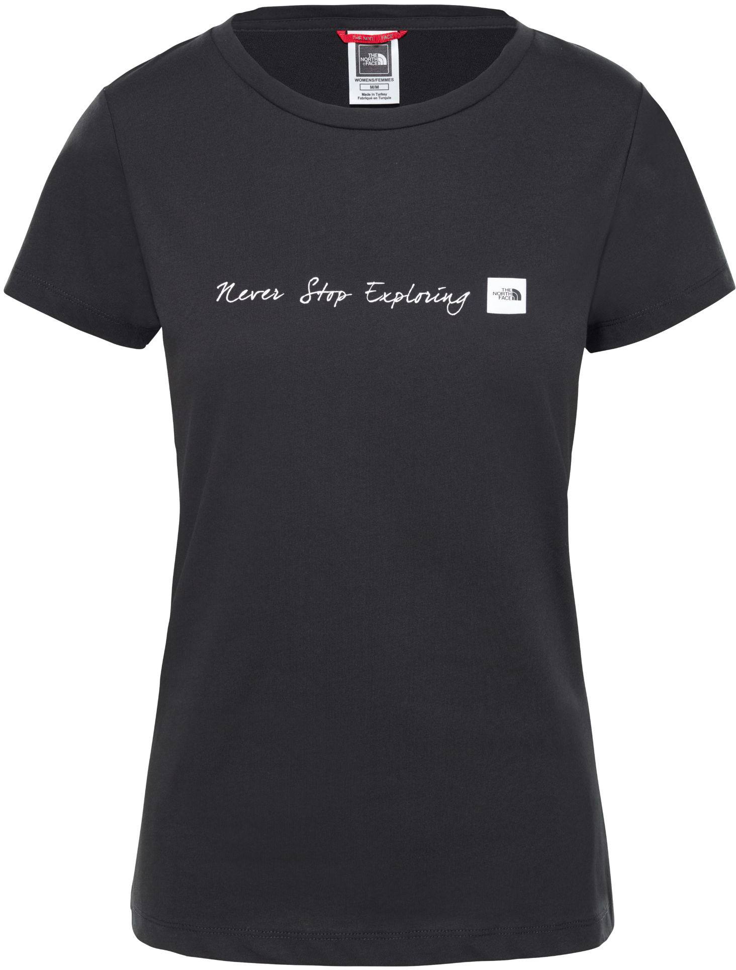 Women’s Never Stop Exploring Tee Black / White L