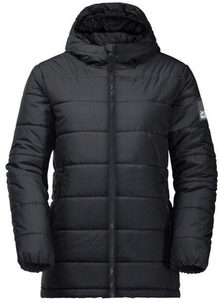 Jack Wolfskin Spirit Ins Long Jacket Y Black 164