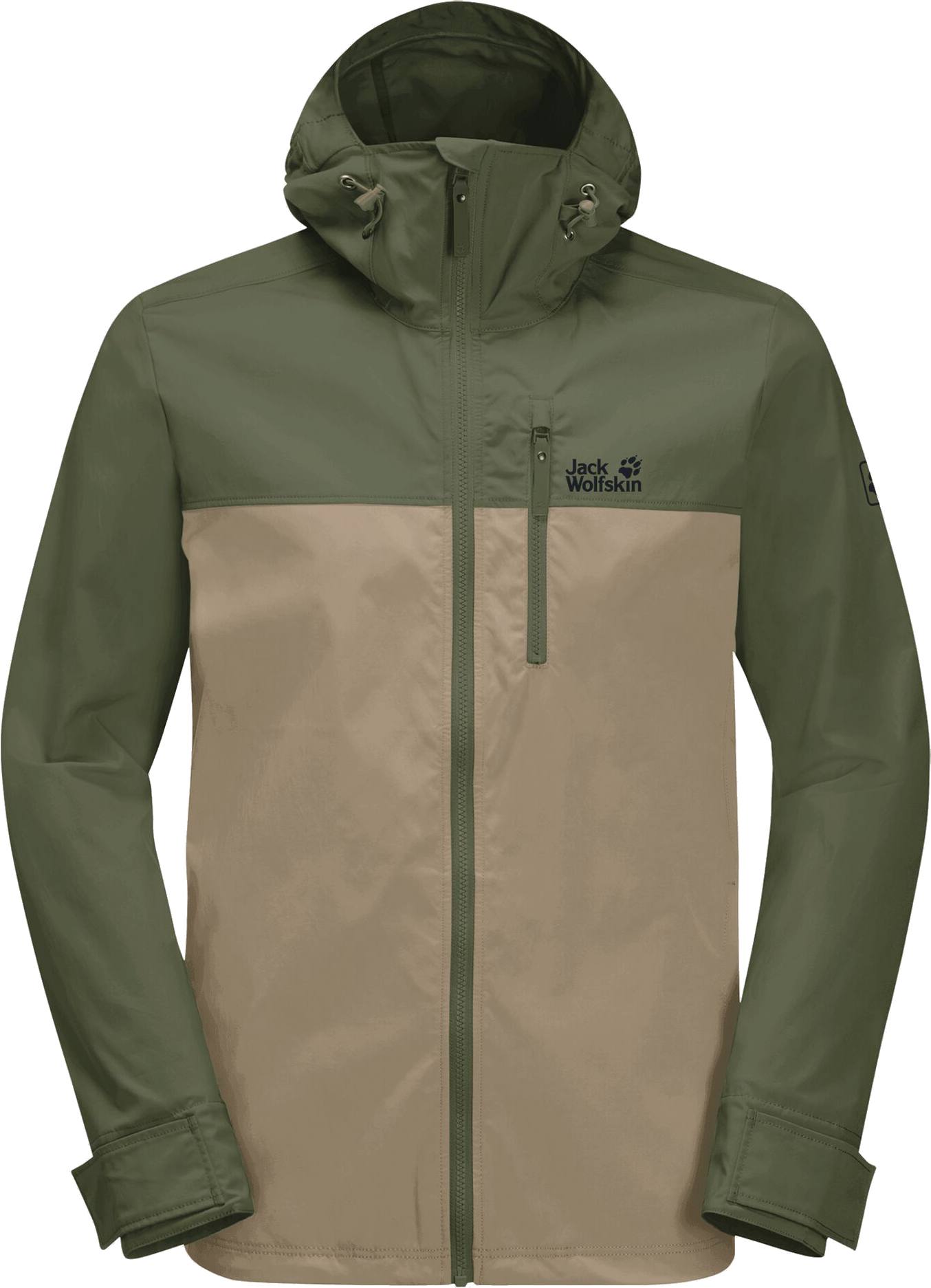 Jack Wolfskin Desert Wind Jacket Vihreä S