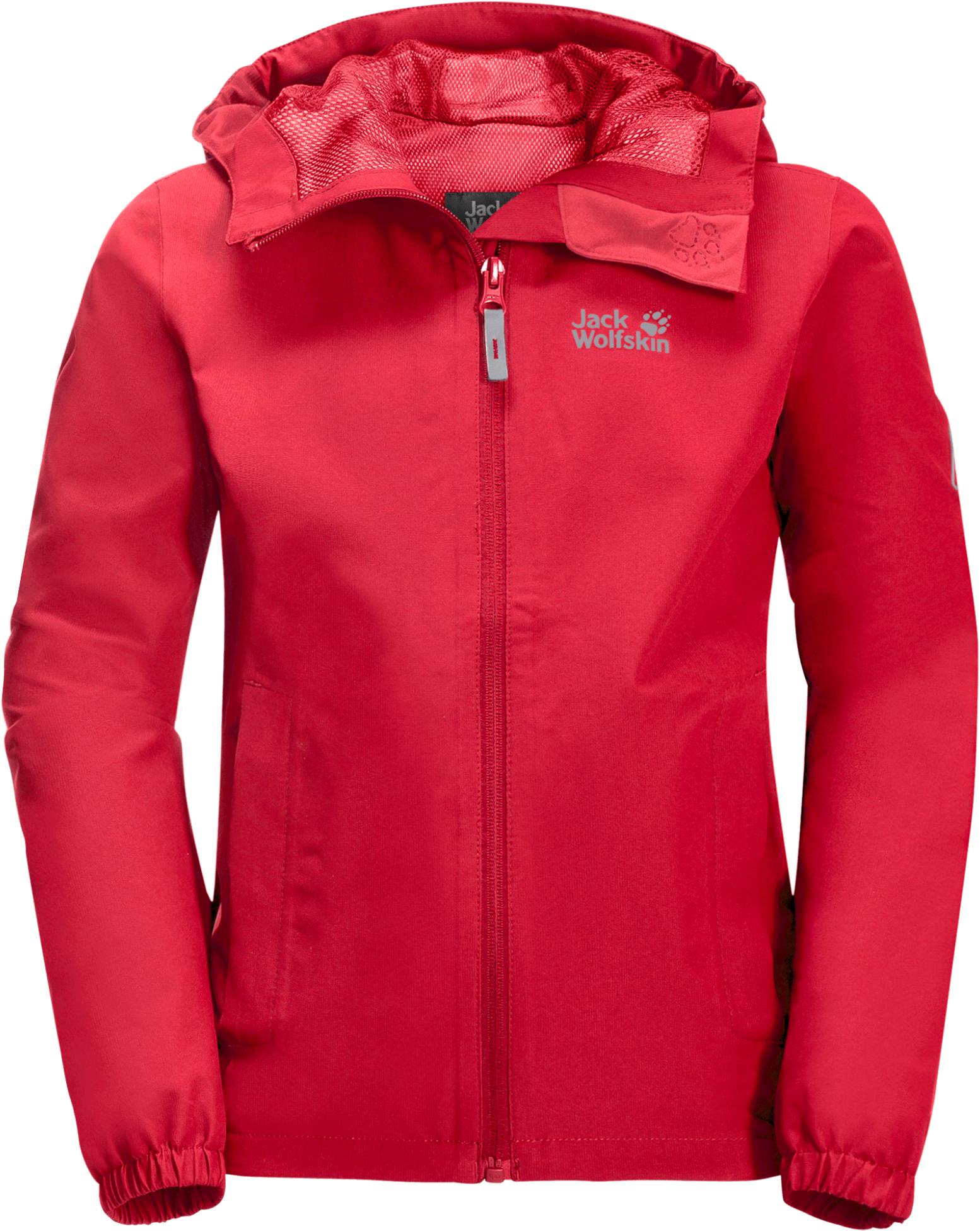 Jack Wolfskin Flaze Jacket Kids Red 164