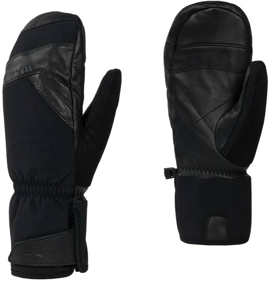 Waterproof Extreme cold weather insulated finger-mitten with Fusion Control Black S