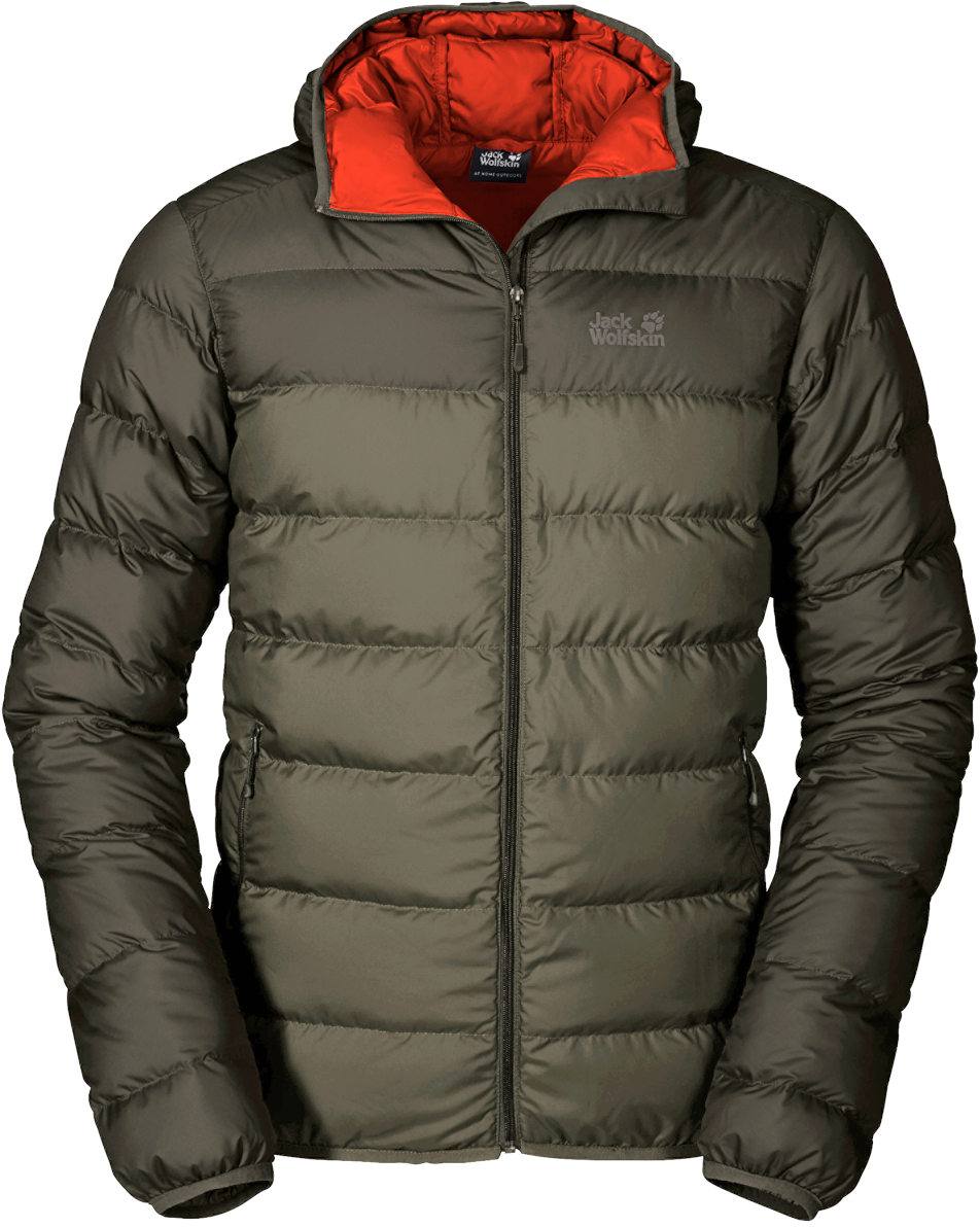 Jack Wolfskin Helium Down Jacket Men Granit M