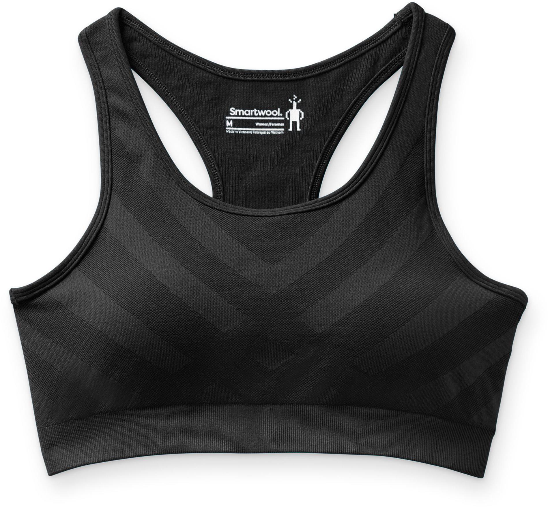 SmartWool Women’s Seamless Racerback Bra Black XL