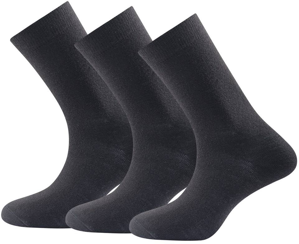 Devold Daily Light Socks 3-pack Black 36 – 40