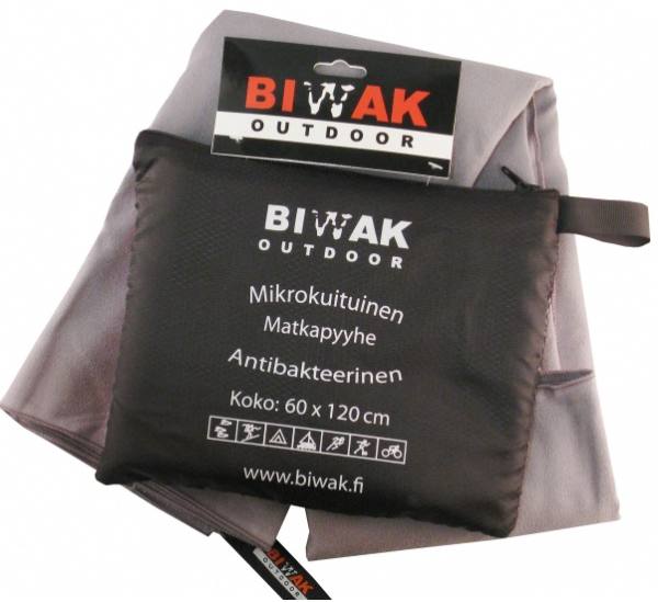 Biwak Travel Towel 60 x 120 cm Grey