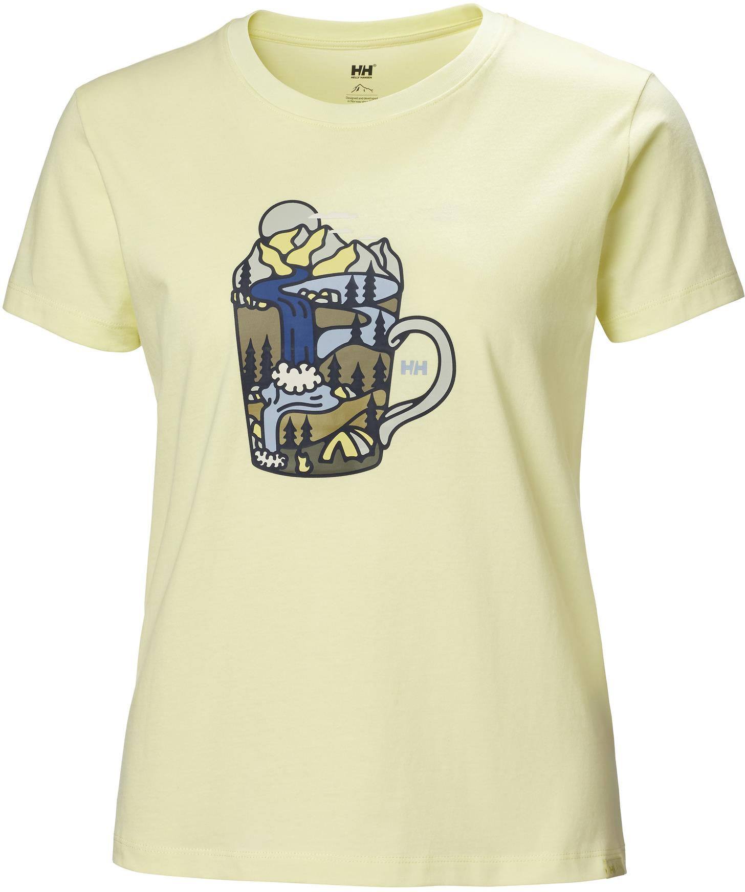 Women’s F2F Organic Cotton Tee Yellow XL