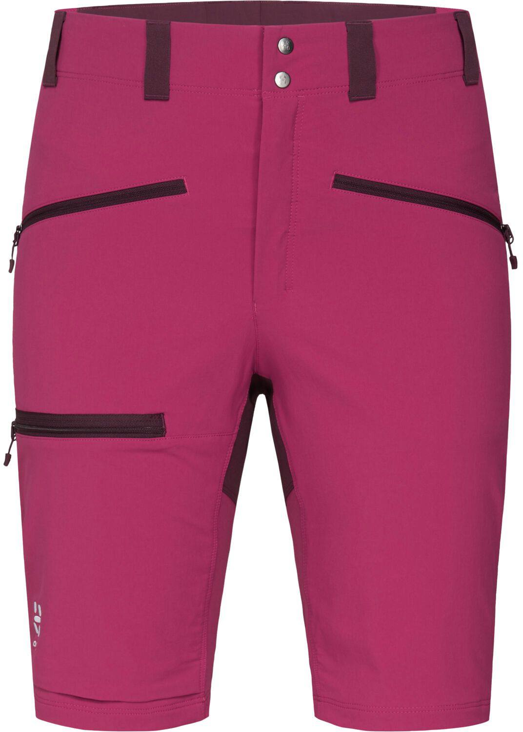 Mid Slim Shorts Women Dark Pink 46