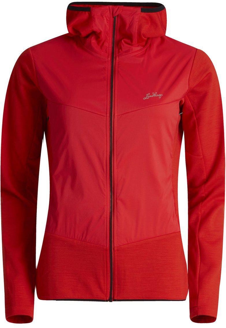 Lundhags Women’s Padje Merino Hoodie Red XS