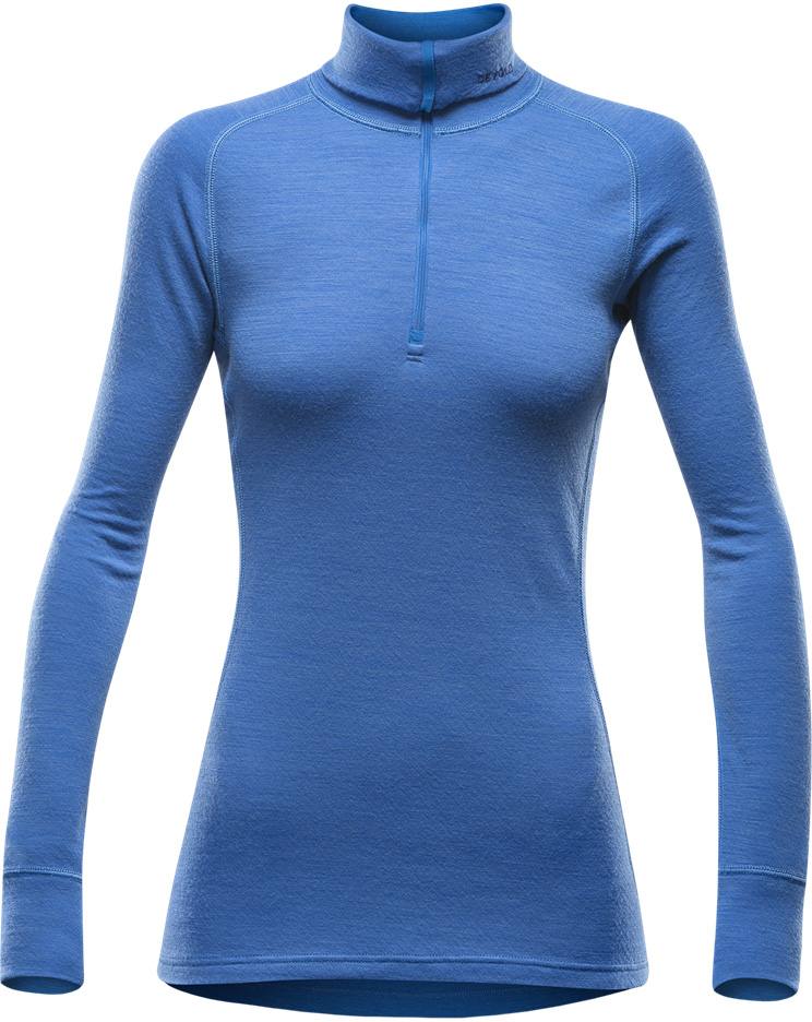 Devold Duo Active Zip Neck Woman Light blue M