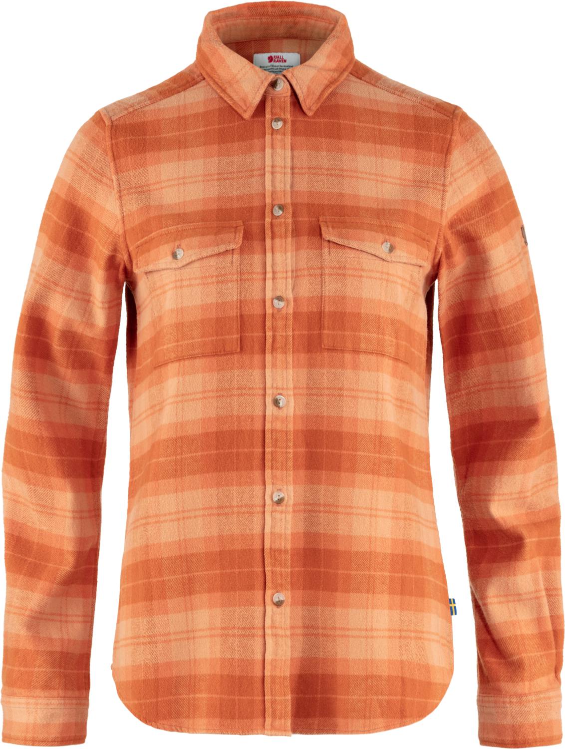 Övik Heavy Flannel W Shirt Peach Sand XL