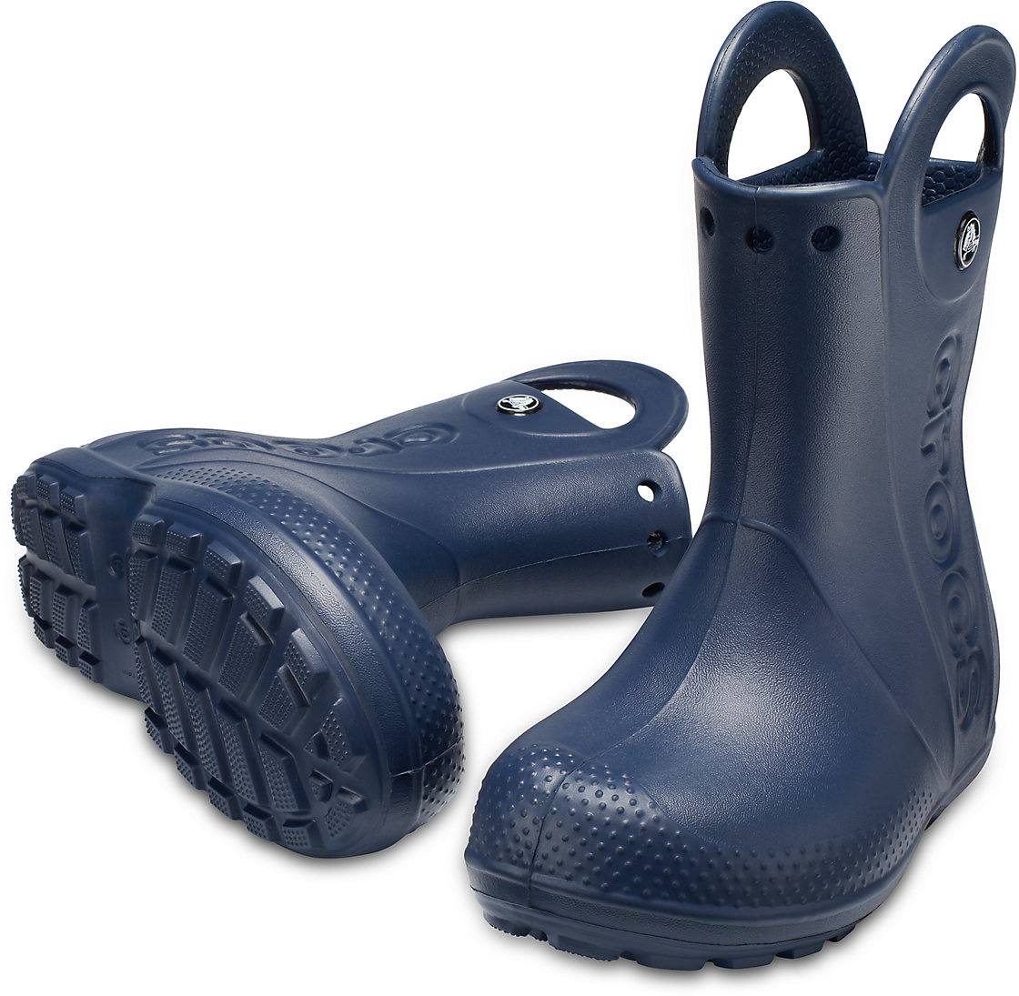 Crocs Kids Handle It Rain Boot Navy C10