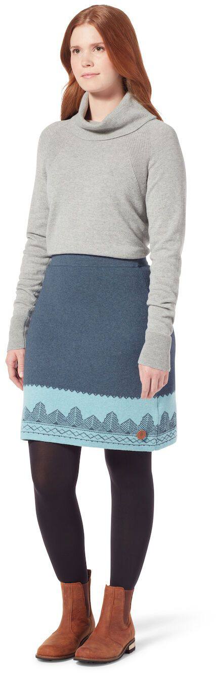 All Season Merino Skirt II Light blue XS