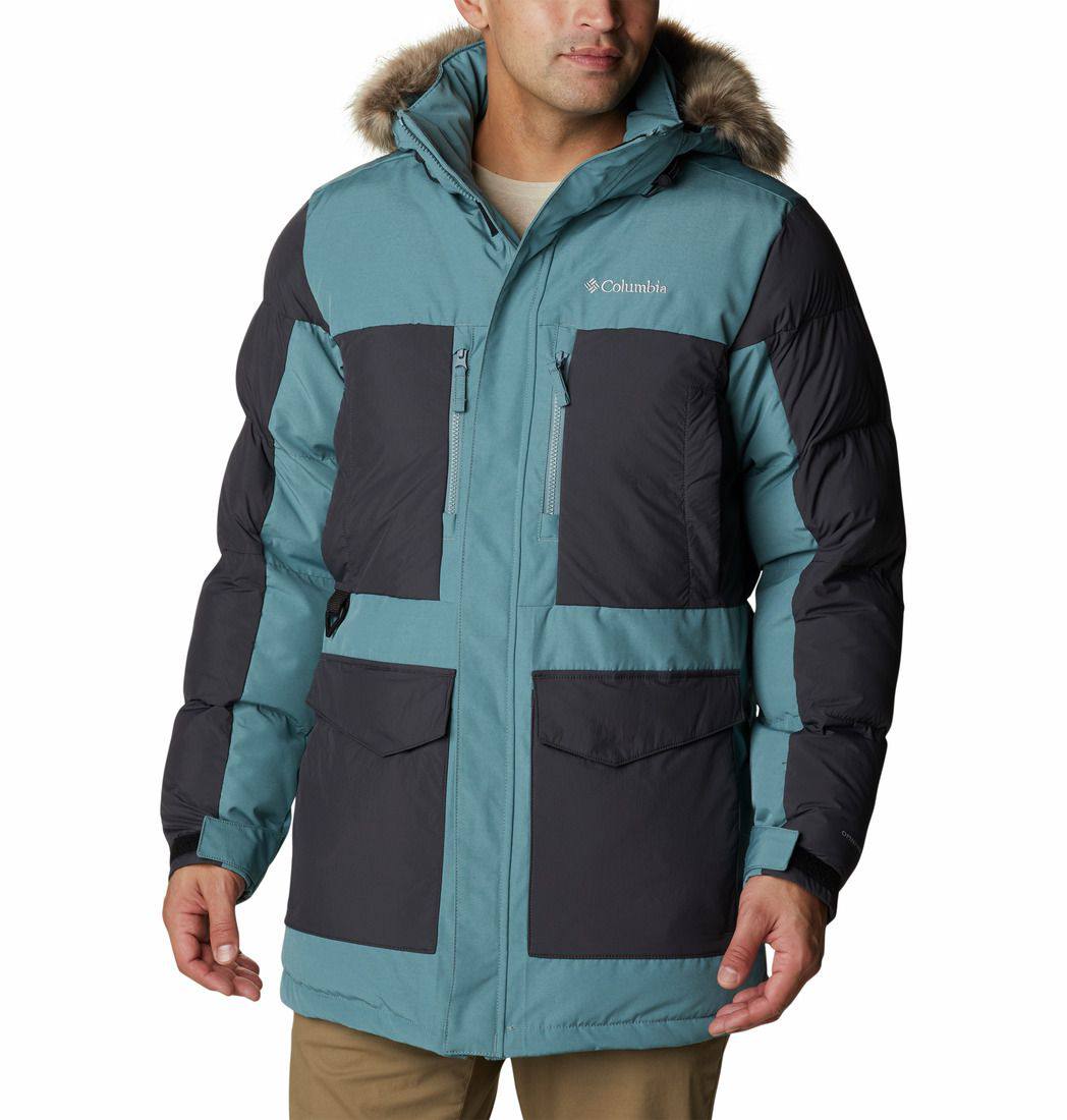 Men’s Marquam Peak Fusion Parka Blue / Grey M