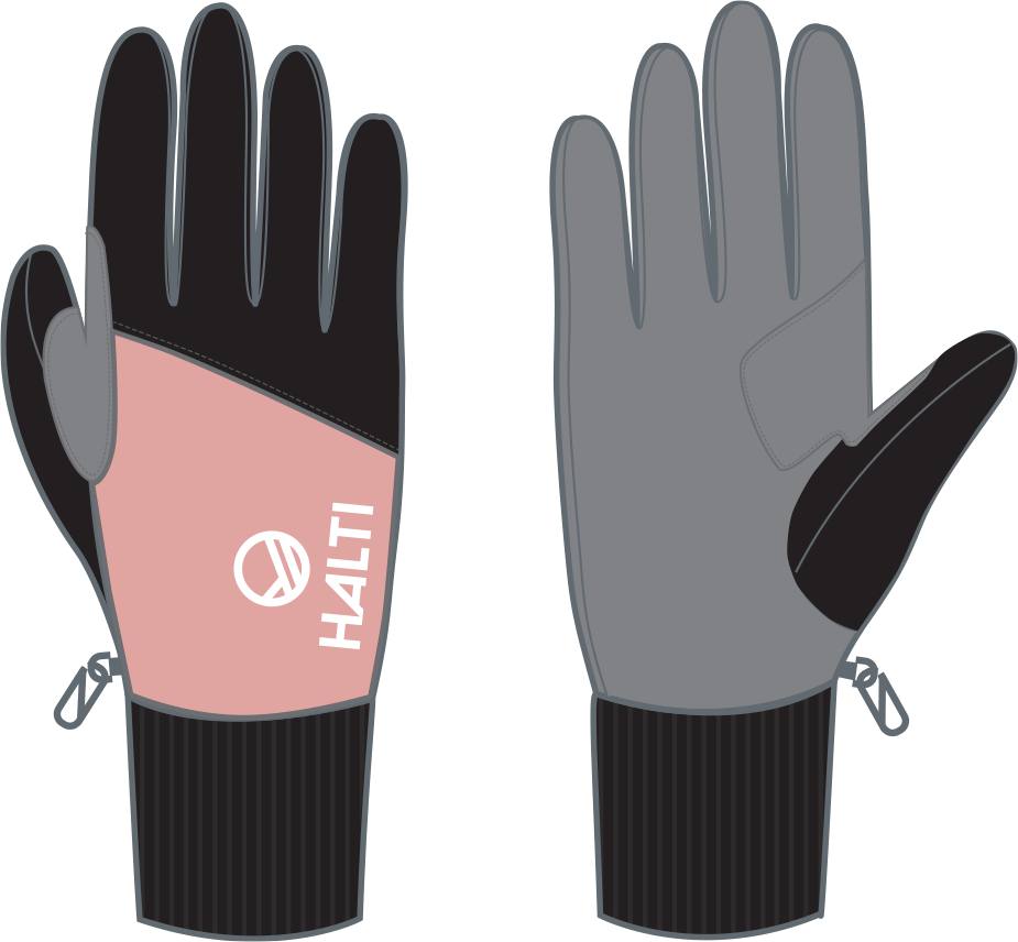 Halti XC Touring Gloves Coral XS