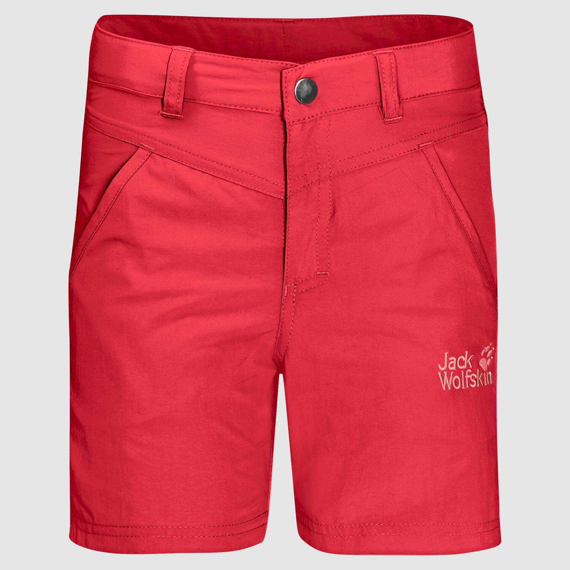 Jack Wolfskin Sun Shorts Kids Punainen 152