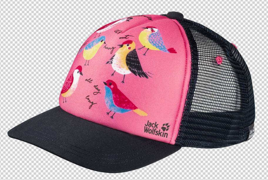 Animal Mesh Cap Kids Pink