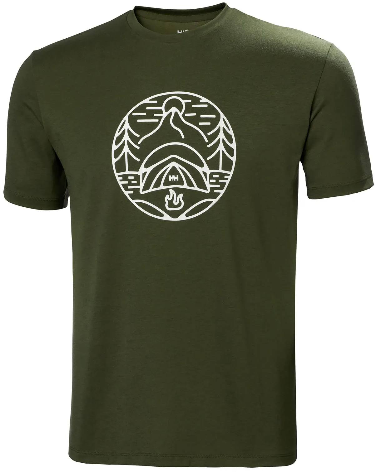 Helly Hansen Skog Recycled Graphic Tee Forest XXL