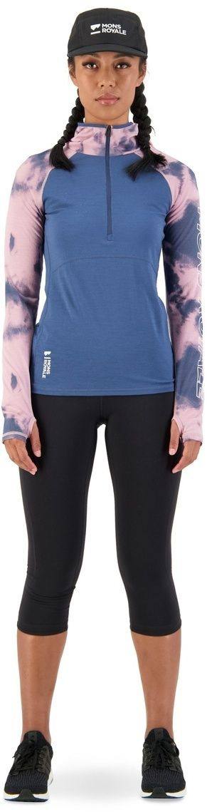 Mons Royale Women’s Bella Tech Hood Tie Dye Denim M