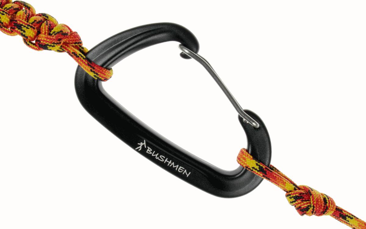 Bushmen UL Carabiner 12 kN Black