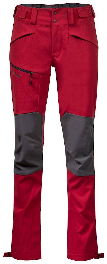 Fjorda Trekking W Hybrid Pant Red / Grey S