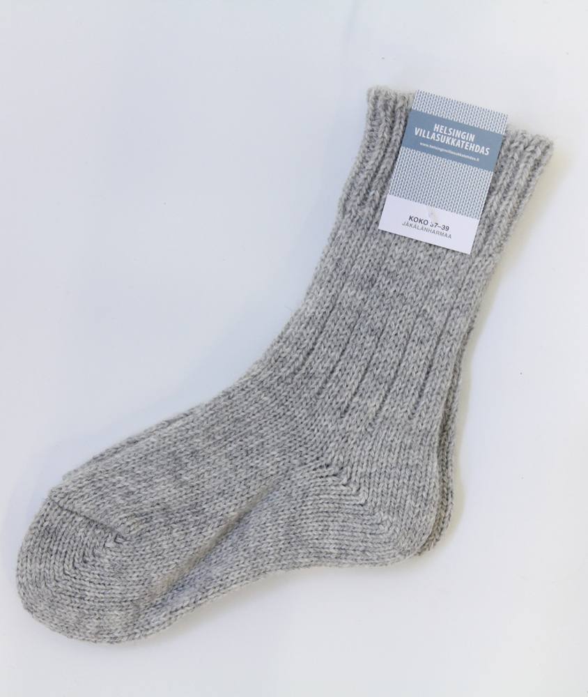 Helsingin Villasukkatehdas Wool socks Grey 35-36