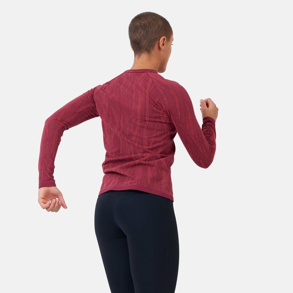 The Blackcomb light long sleeve base layer Raspberry XS